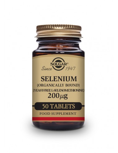 SOLGAR SELENIO 200MCG 50 COMP