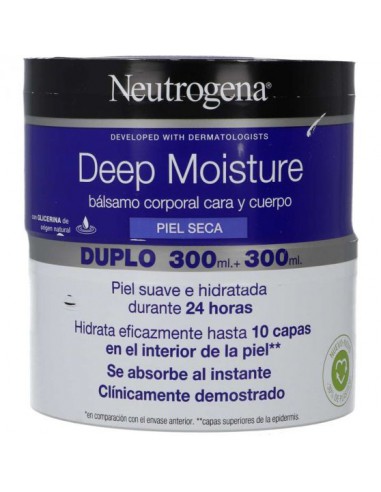 NEUTROGENA F NORUEGA CONFORT BALM HIDRATAC 300ML X2